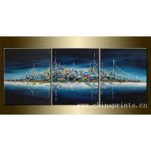 Hot Sale Abstract Landscape Seascape Handmade Oil Paintings 2013